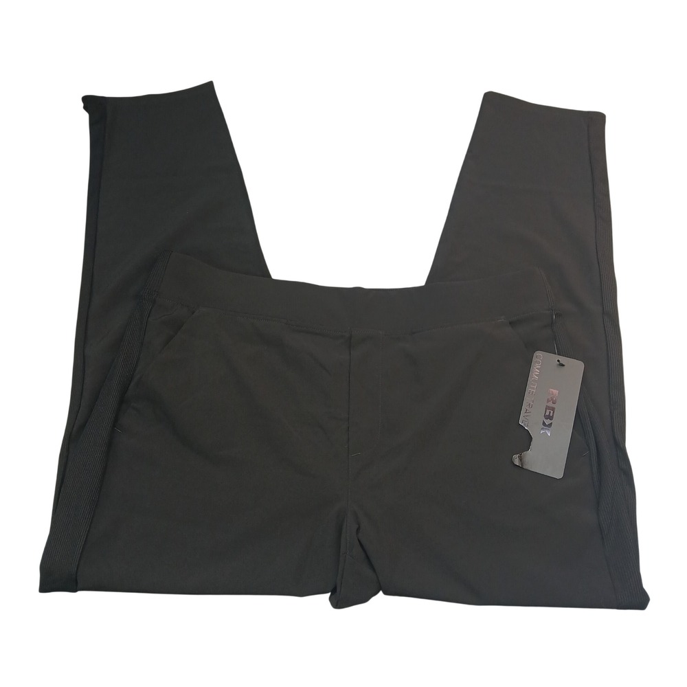 RBX Active Womens Black Commute Travel Work Tapered Pants CR7021R Large NWT